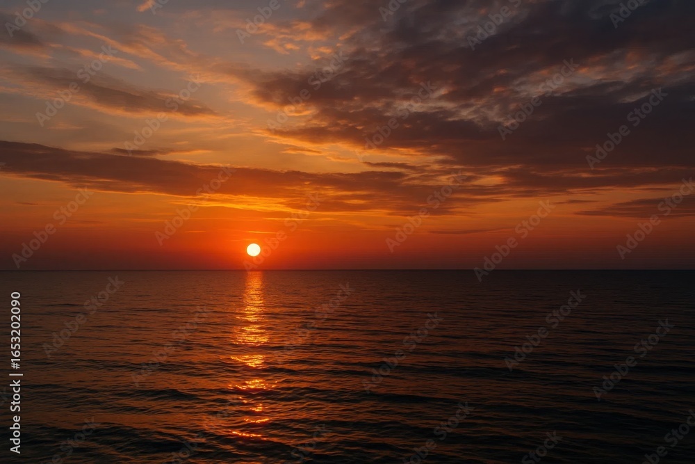 Fototapeta premium A Symphony of Ocean and Sky
