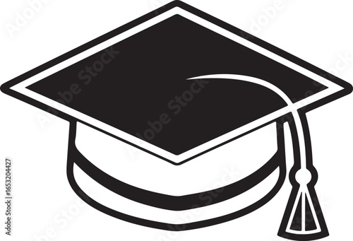 Academic Graduation Cap Icon