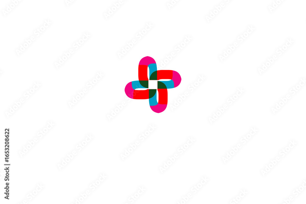 Fototapeta premium 3d render of a female symbol made of colorful spheres