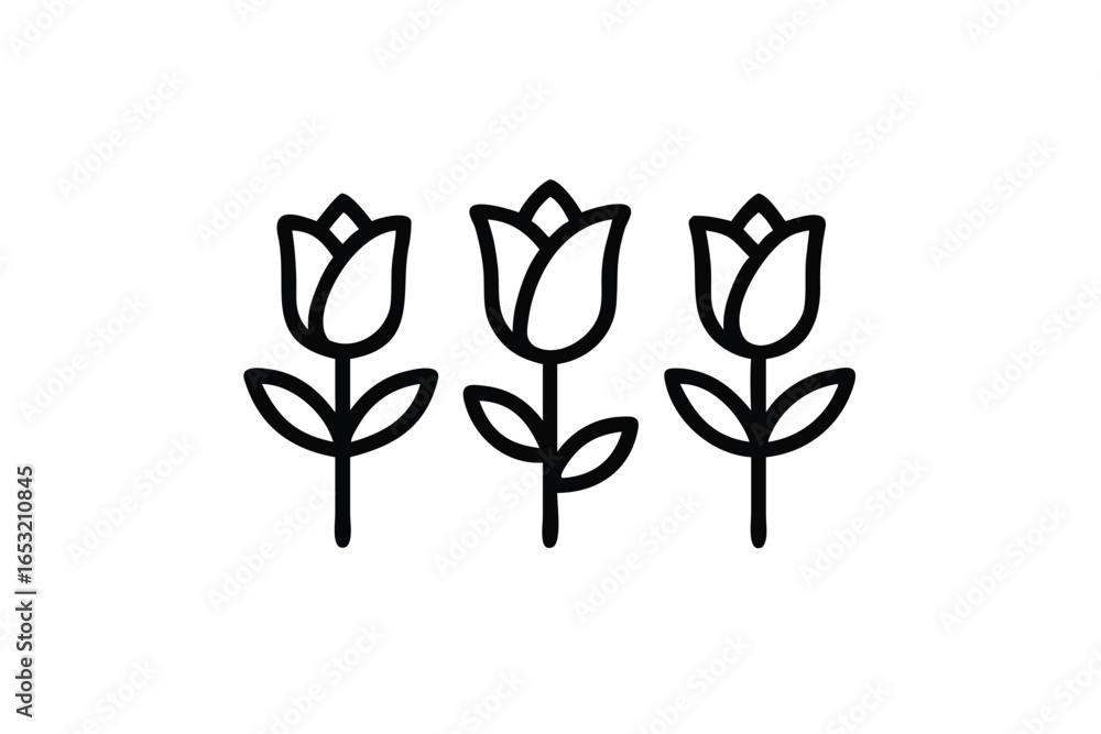 Obraz premium vector illustration of a tree flower icon