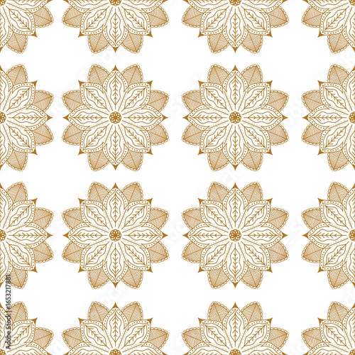 vector seamless pattern with ornamental