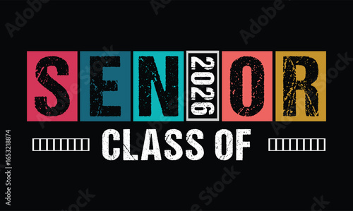 senior class of 2026 t shirt design