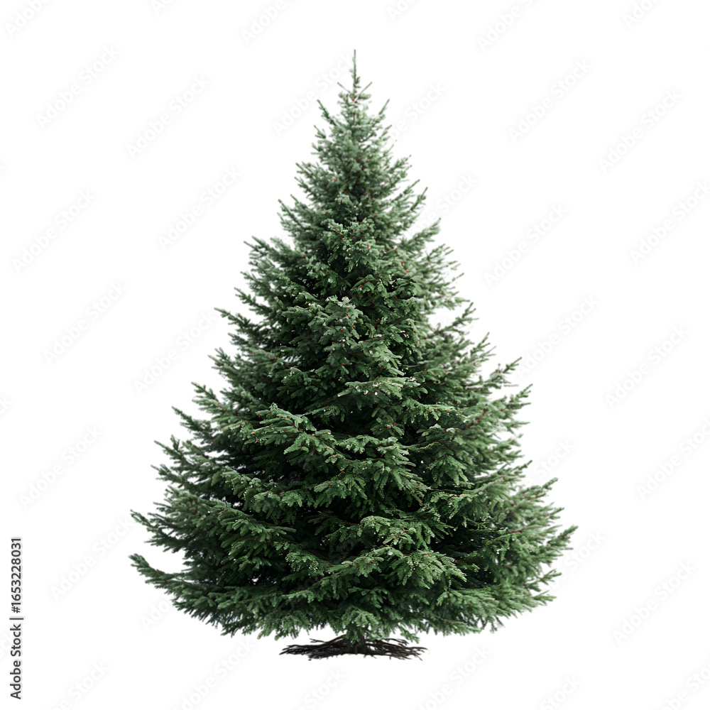Obraz premium Full Green Christmas Tree