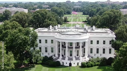 White House Overview A Summer Day in Washington D.C