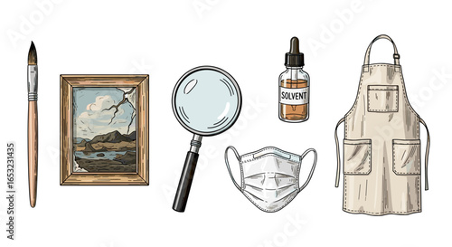Restoring Art: Tools and Precautions for Artwork Repair and Conservation