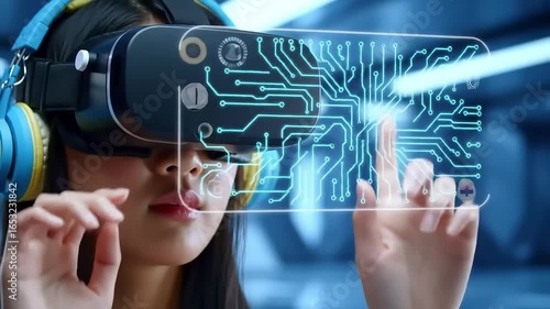 Exploring the Digital World VR Technology & Futuristic Interface