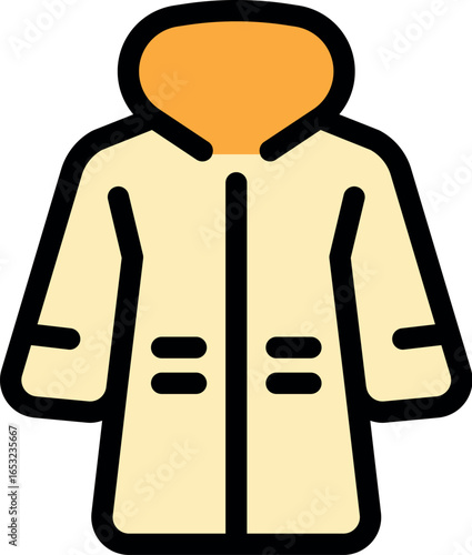 Winter coat providing insulation and protection against cold temperatures, ensuring warmth and comfort during winter season