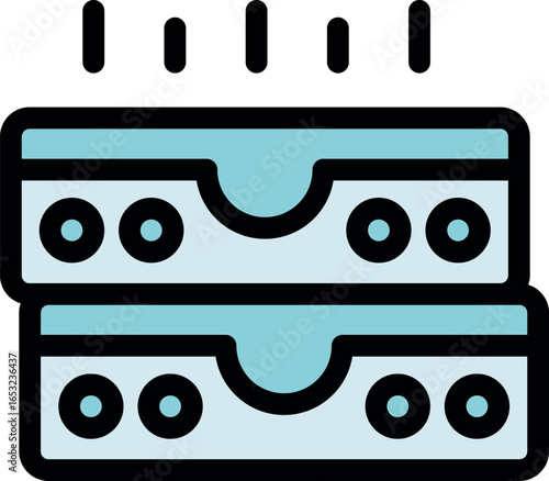 Express delivery service is delivering hot food containers