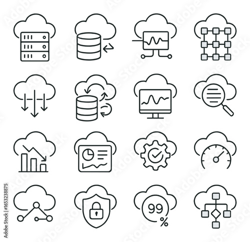 Glowing angelic icons: halo, wings, trumpet, and more