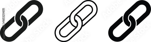 Download vector link icons symbol connection chain hyperlink