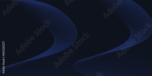 This abstract blue wave pattern evokes energy and movement background