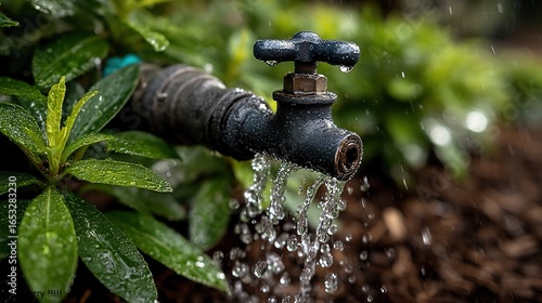 Greywater irrigation reuses household wastewater for landscape watering, conserving potable water and reducing urban water demand.