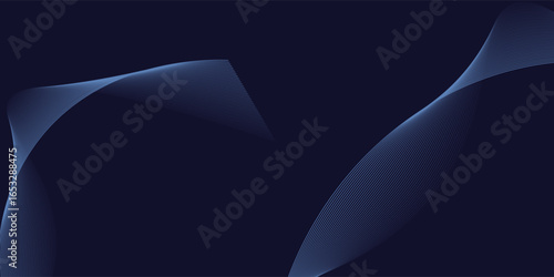 Dark abstract background featuring glowing modern