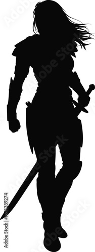  Female Warrior with Sword