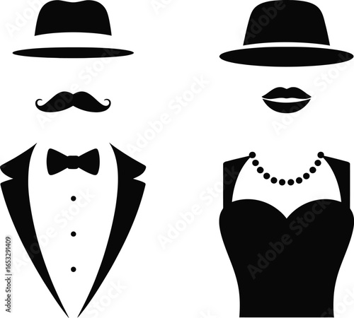 Dressed up Couple