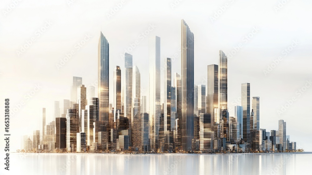 Fototapeta premium new york city skyscrapers