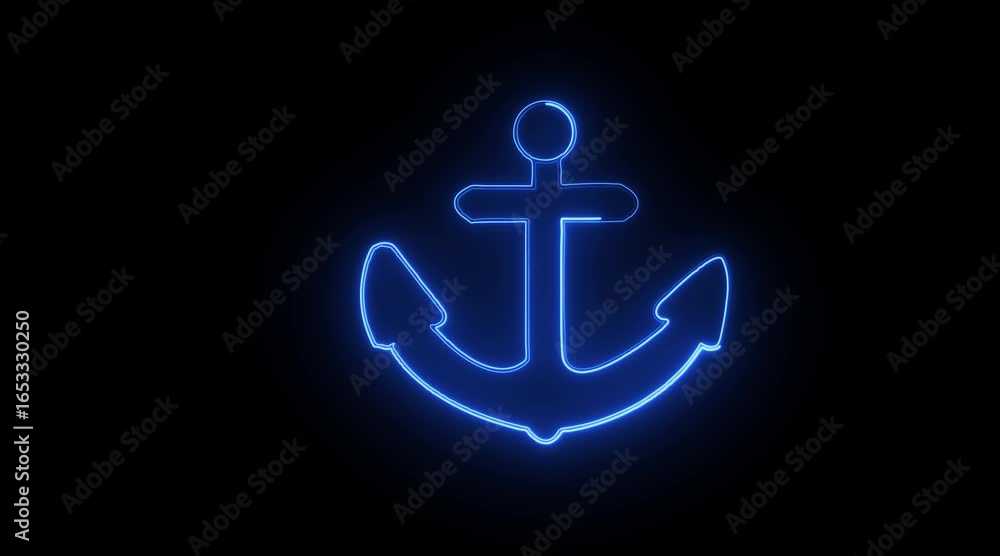HD video neon animation and glowing scratch icon on black background. HD video neon animation and glowing scratch icon on black background.