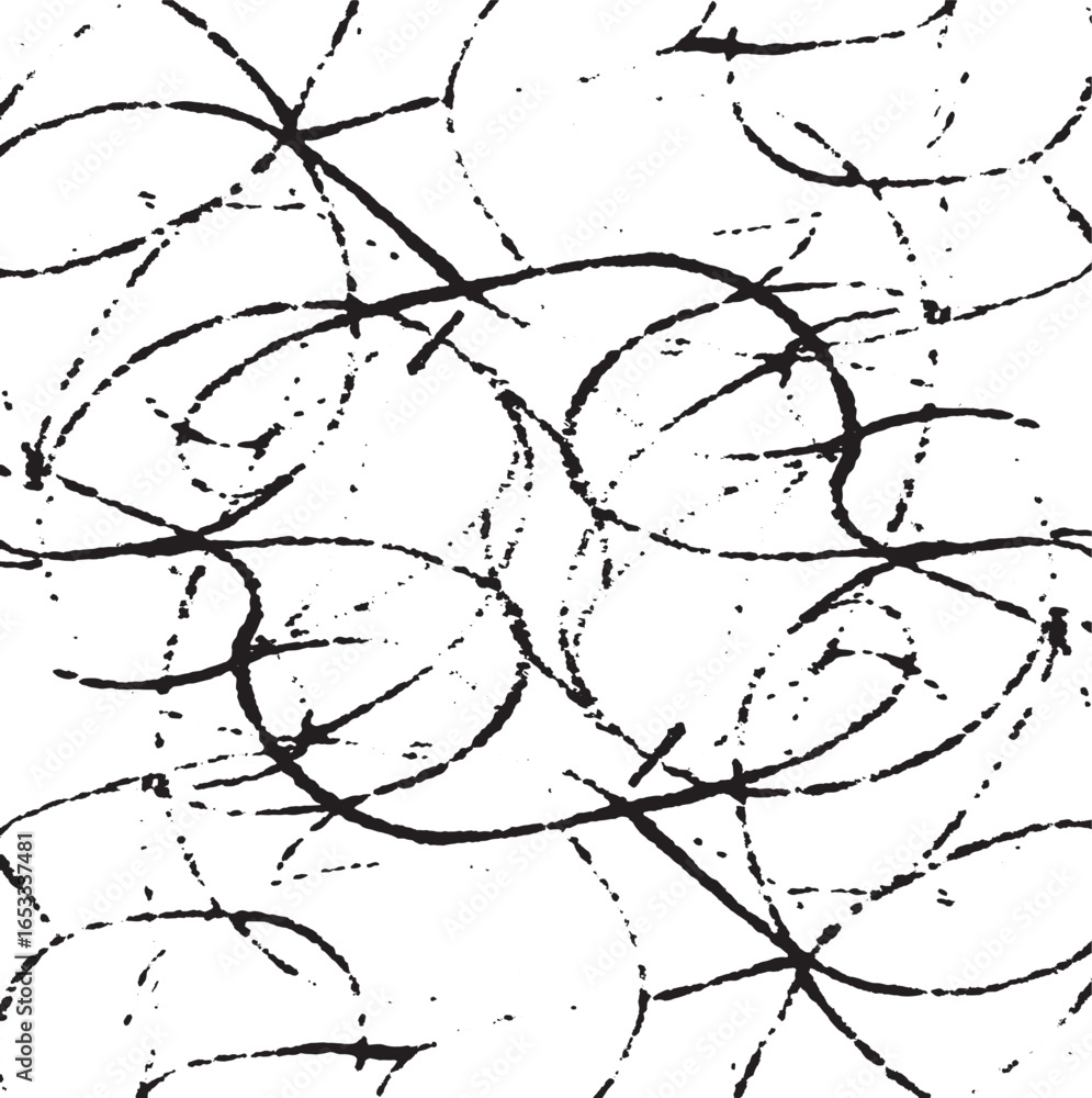 Obraz premium Scratched Grunge Urban Background Texture Vector. Dust Overlay Distress Grainy Grungy Effect. Distressed Backdrop Vector Illustration. Isolated Black on White Background. EPS 10.