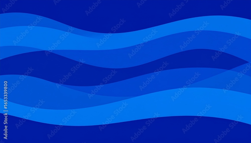 Fototapeta premium Abstract wavy blues