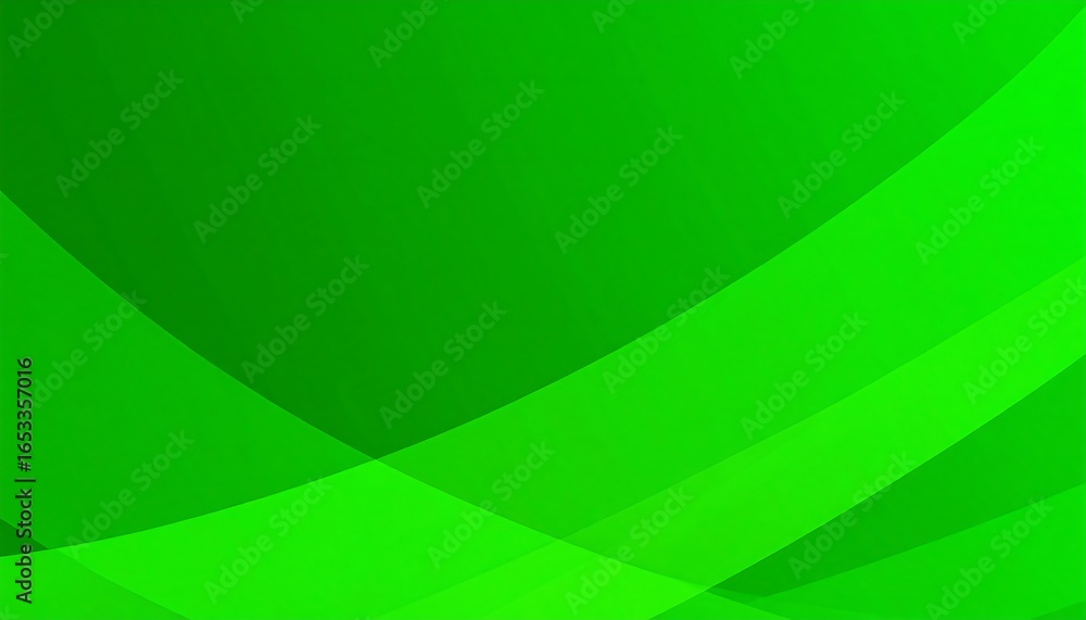 Fototapeta premium Abstract green curves