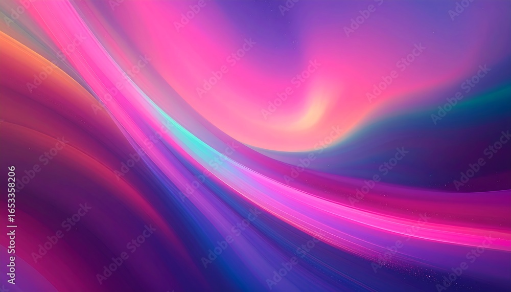 Obraz premium Abstract vibrant flowing colors