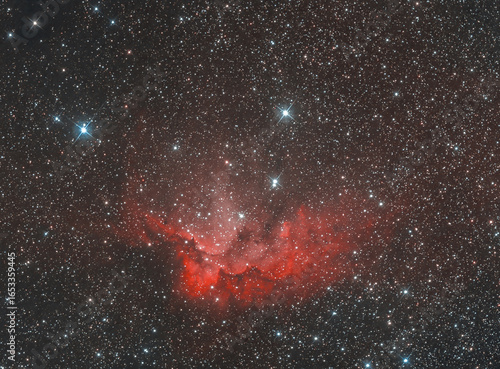 NGC7 380 (Wizard Nebel), Bicolor - echtes Bild, keine KI