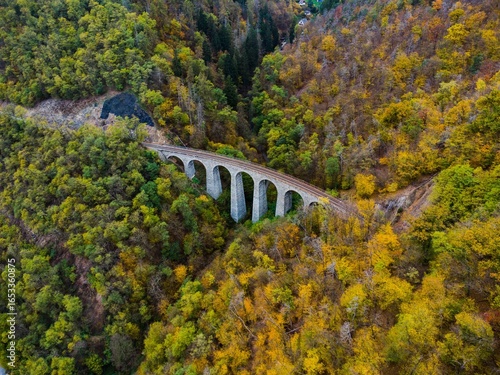 Photography Žampach Railway Viaduct in Jílové u Prahy, Czech Republic