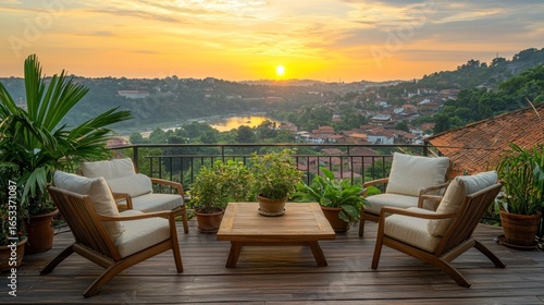Panoramic Sunset Terrace