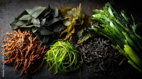 Seaweed Bounty: A Diverse Collection of Marine Algae