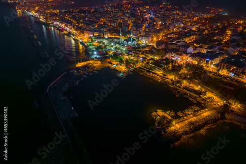Fototapeta Naklejka Na Ścianę i Meble -  Akcakoca Town coastal view in Duzce Province