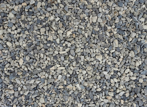 large quantity of white and grey gravel