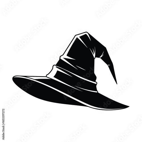 wizard hat, dark fantasy, detailed, intricate, high quality, cinematic, volumetric lighting, dramatic shadows, digital art