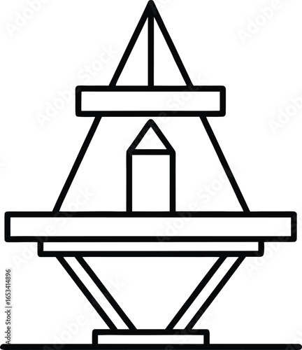 Align Top Bottom Icon