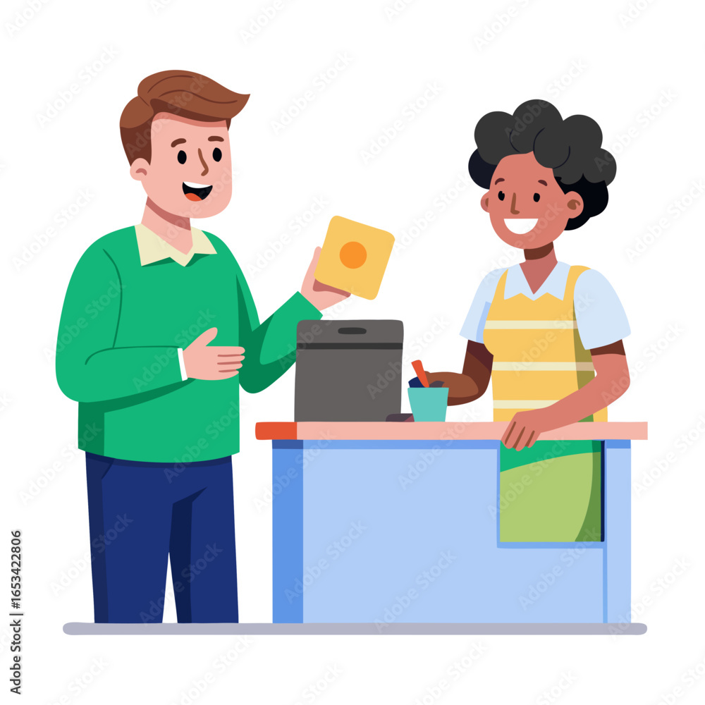 Obraz premium deposite money counter