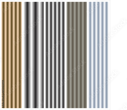 Gradient Color Set Element Set-Free Vector