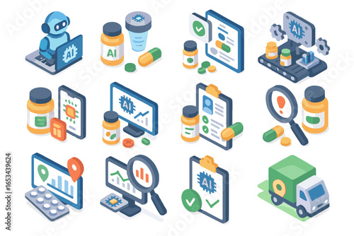 Market ai detection icon vector monitor personalized allergen nutrition formulation smart