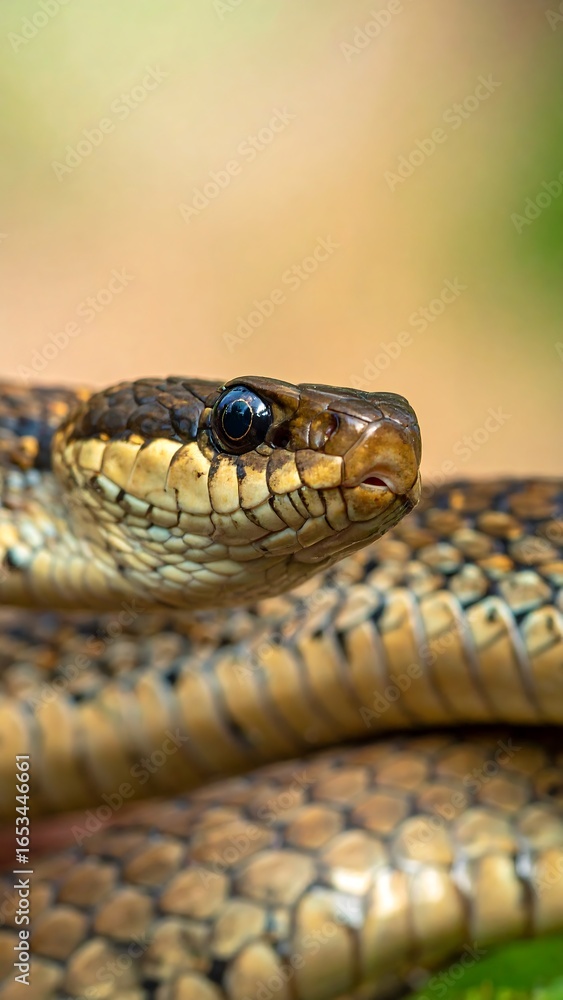 Fototapeta premium Close-up of a snake's head (2)