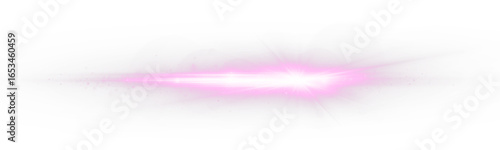 Illumination streaks with stars and flares in a neon laser glow. Bright light beams and sparkling effects fill the futuristic background.