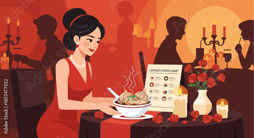 waitress serving wine