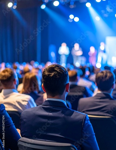 Audience watching presentation