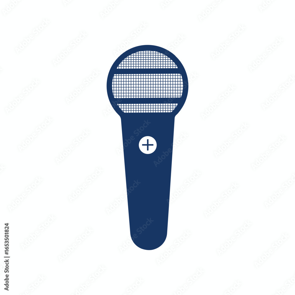 A Mic Icon on a white background, A hand drawn illustration of Mic icon on a white background A Mic Icon on a white background, A hand drawn illustration of Mic icon on a white background