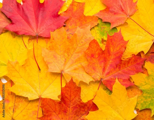 Wallpaper Mural Autumn leaves in vibrant colors (3) Torontodigital.ca