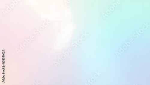 Dreamy pastel gradient background with soft transitions and a subtle glow, creating a soothing and calming visual experience