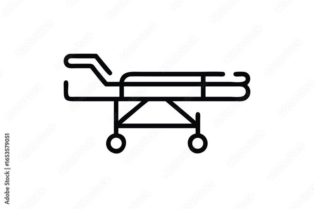 vector illustration of a trolley icon vector illustration of a trolley icon