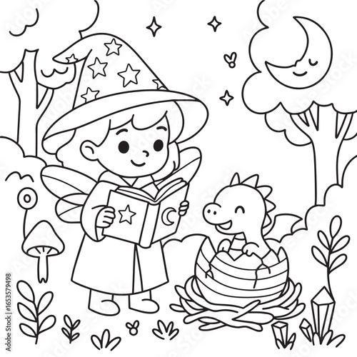 Magical Night with Baby Dragon