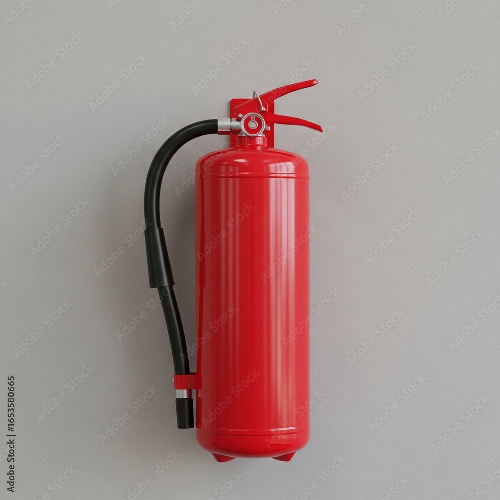 Obraz premium fire extinguisher on the wall