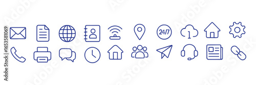 contact icon. contact us icon