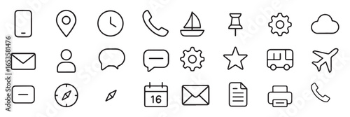 contact icon. contact us icon