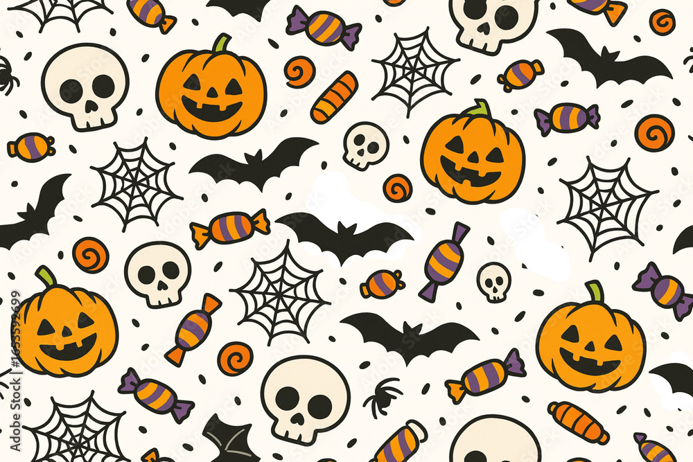 Halloween Seamless Pattern
Halloween Seamless Pattern