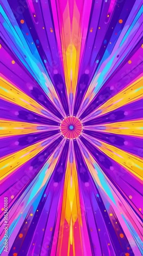 Vibrant abstract explosion of color and light